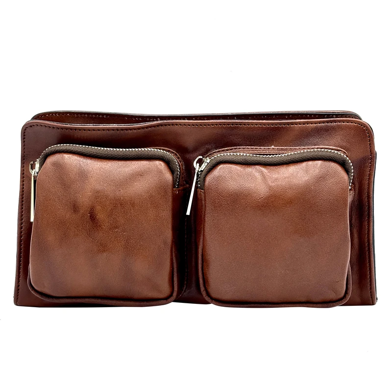 کیف دوشی زنانه مدل چرمی کد ۳۰۷۷