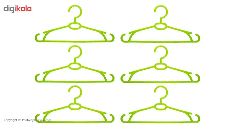 چوب لباسی هوم کت کد 4237 بسته 6 عددی