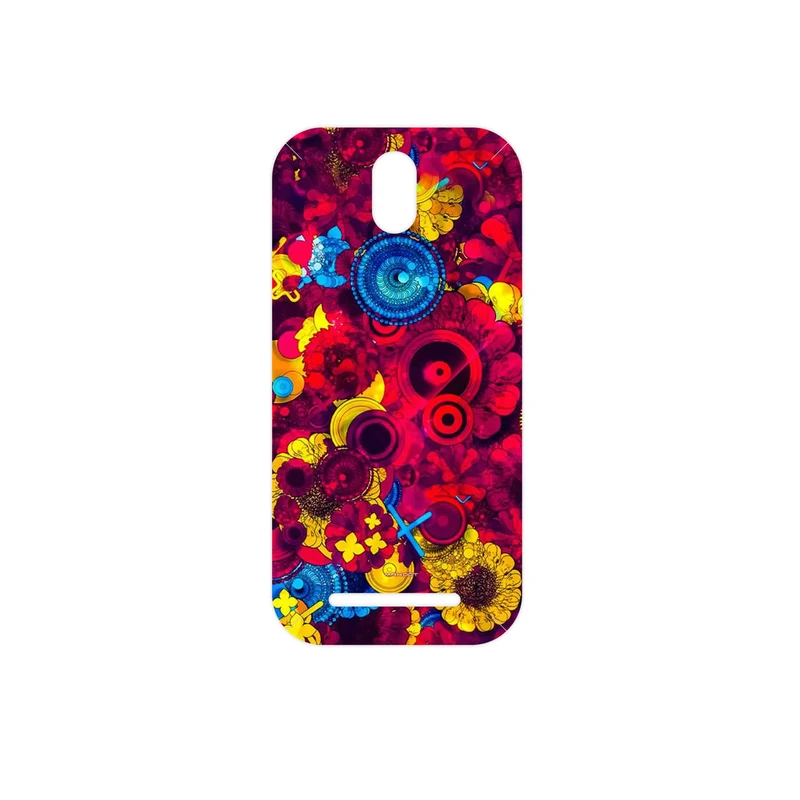 برچسب پوششی ماهوت مدل Vector Flower Garden Digital Art مناسب برای گوشی موبایل اچ تی سی Desire 500
