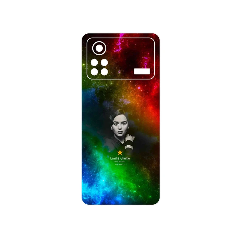 برچسب پوششی ماهوت مدل emilia clarke مناسب برای گوشی موبایل شیائومی Poco X4 Pro 5G