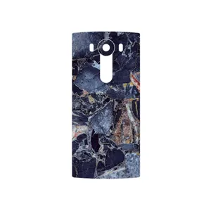 MAHOOT Broken black marble Cover Sticker for LG V10