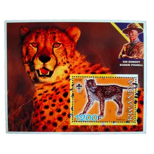 تمبر یادگاری مدل حیوانات کد cheetah-647