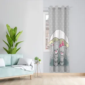 پرده مدل گربه مخمل پانچی کد 988a سایز 140x280 سانتی متر