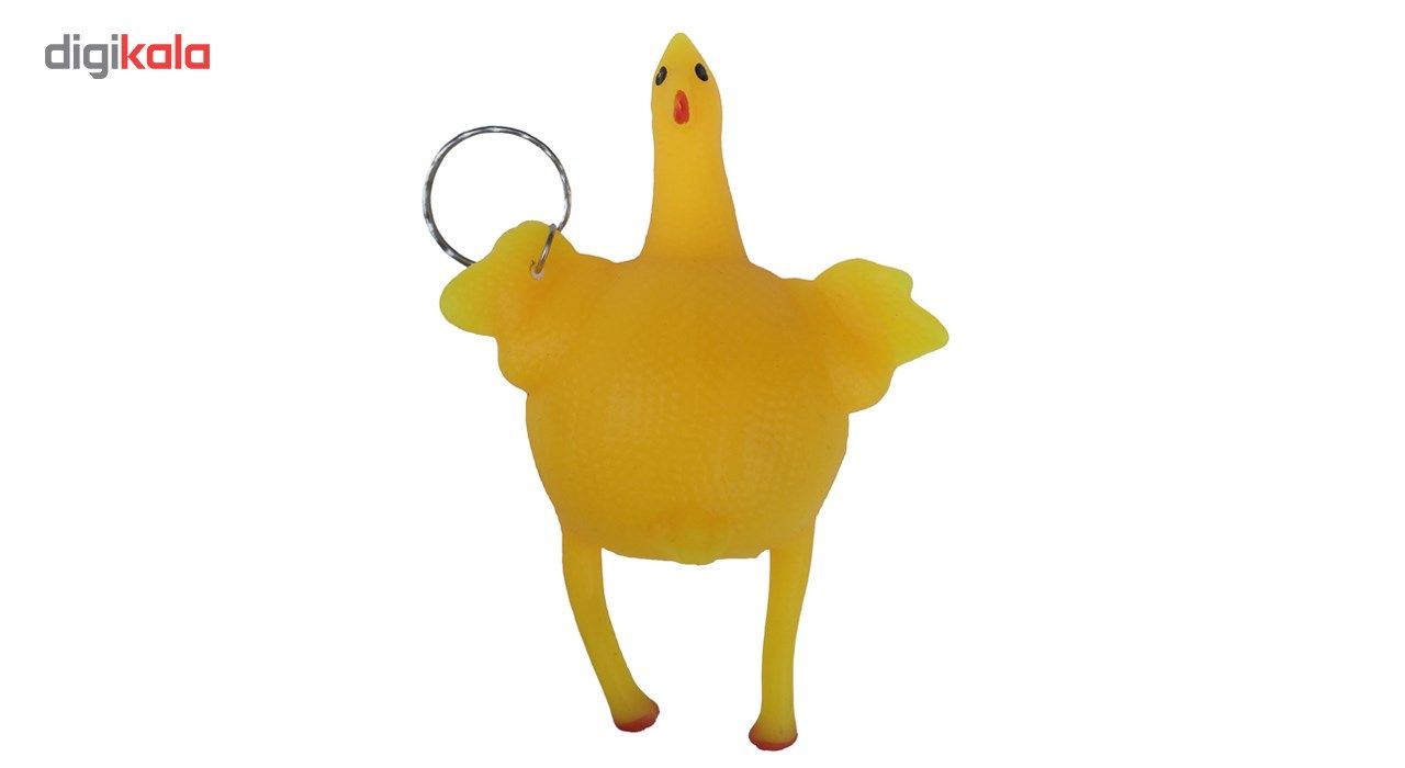 مرغ تخم گذار ضد استرس مدل Chicken Squishy بسته 3 عددی