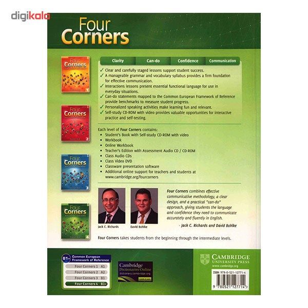 کتاب زبان Four Corners 4 Students Book + Workbook