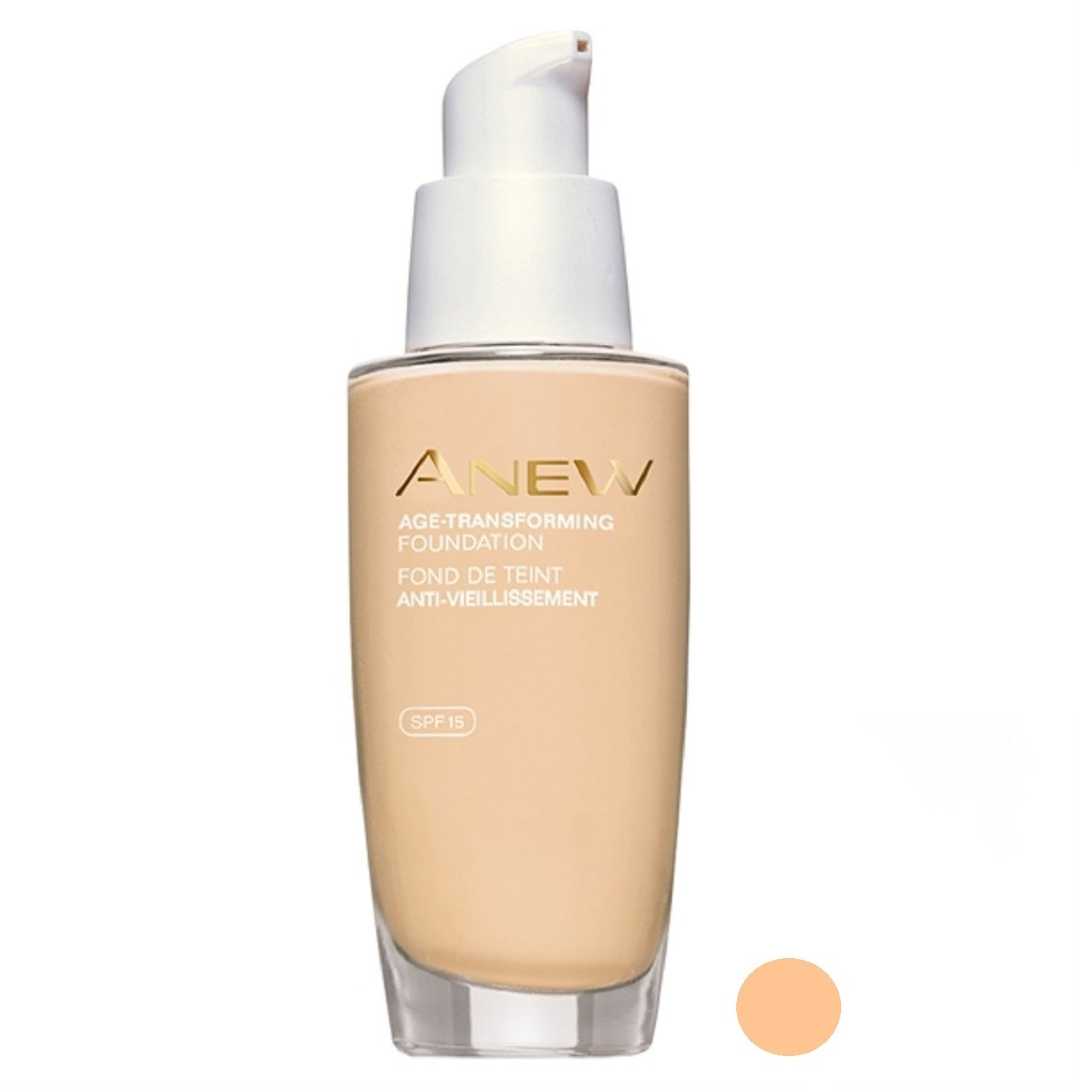 کرم پودر آون مدل Anew Age Transforming Foundation رنگ Soft Honey