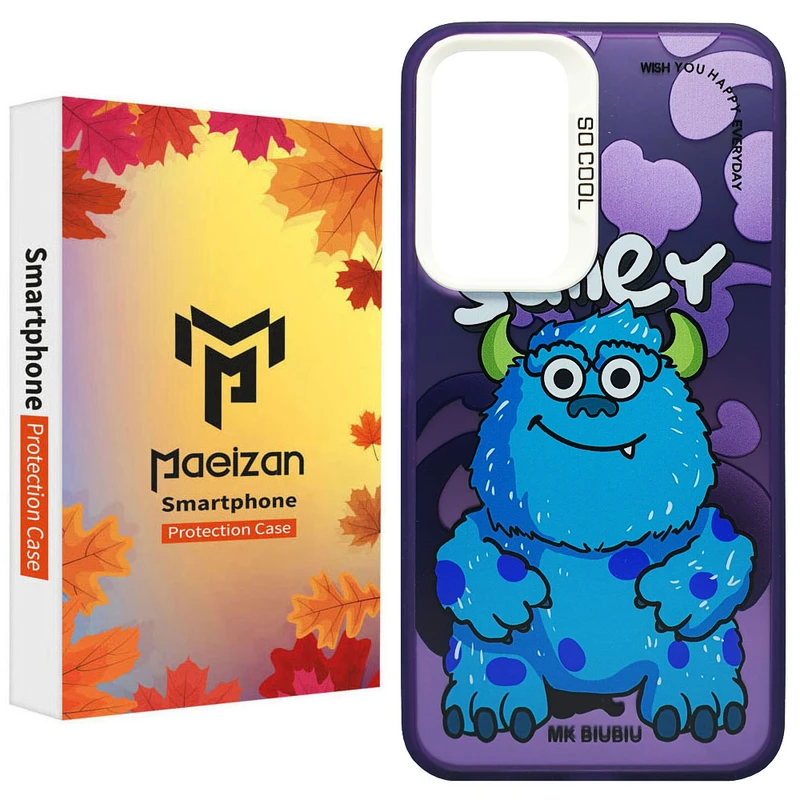 کاور پاییزان مدل Mike & Sully طرح لاکچری مناسب برای گوشی موبایل سامسونگ Galaxy A55 / A35