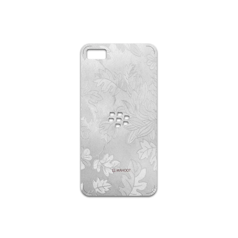 برچسب پوششی ماهوت مدل Silver-Wildflower مناسب برای گوشی موبایل بلک بری Z10