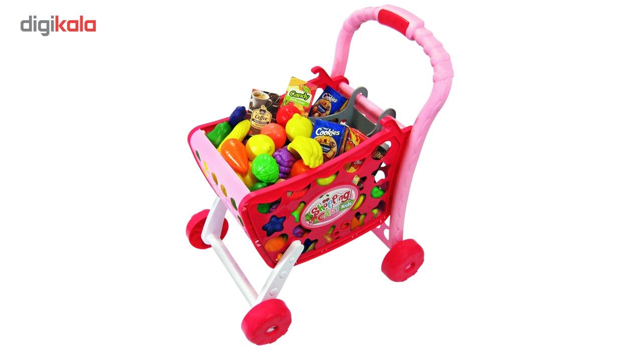 اسباب بازی چرخ دستی فروشگاهی ژیونگ چنگ مدل Shopping Cart
