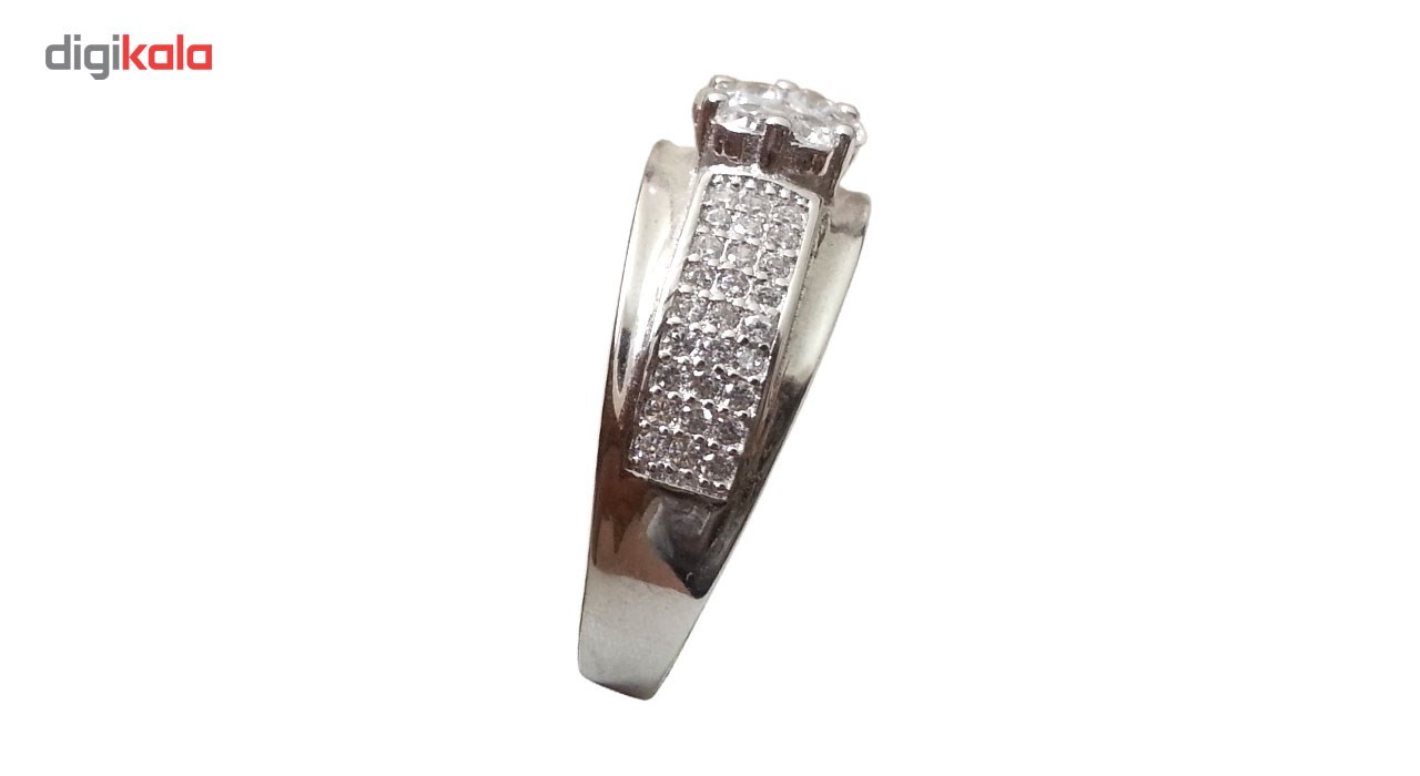 انگشتر نقره گالری مروارید کد 6472