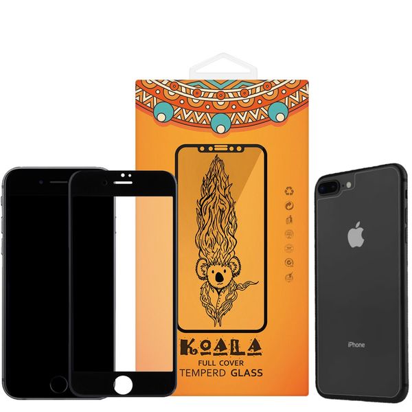 محافظ صفحه نمایش شیشه ای مات Full Cover و پشت شیشه ای Tempered کوالا مناسب برای گوشی موبایل اپل آیفون 7Plus/8 Plus محافظ صفحه نمایش شیشه ای مات Full Cover و پشت شیشه ای Tempered کوالا مناسب برای گوشی موبایل اپل آیفون 7Plus/8 Plus