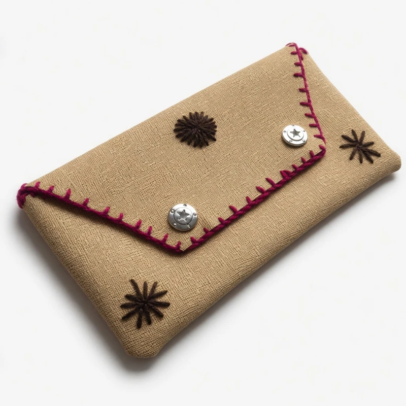 کیف دستی دست دوز زنانه مدل چرمی کد SF-BG01