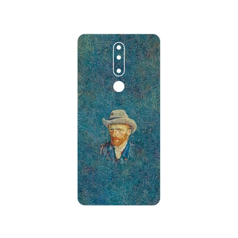 برچسب پوششی ماهوت مدل Self portrait with a gray felt hat مناسب برای گوشی موبایل نوکیا 3.1 Plus