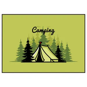 برچسب بدنه خودرو طرح کمپ کد 2360