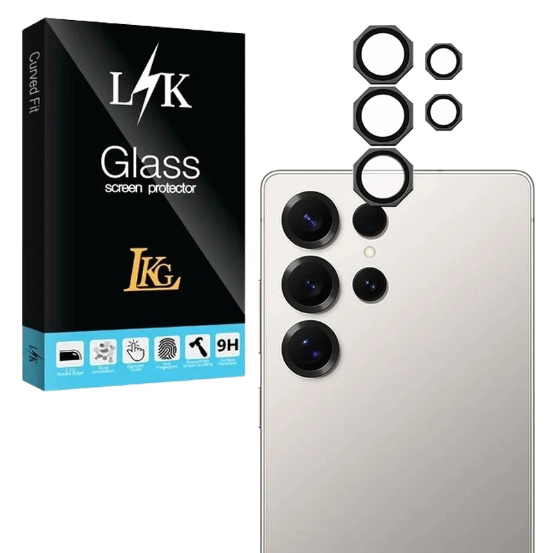 محافظ لنز دوربین  ال کا جی مدل OCTLENS-LK مناسب برای گوشی موبایل Galaxy S25 Ultra