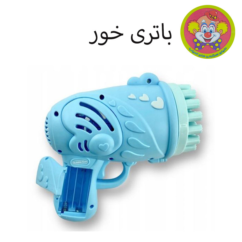 حباب ساز دنیای سرگرمی های کمیاب مدل تفنگ طرح مسلسل کد DSK-A657