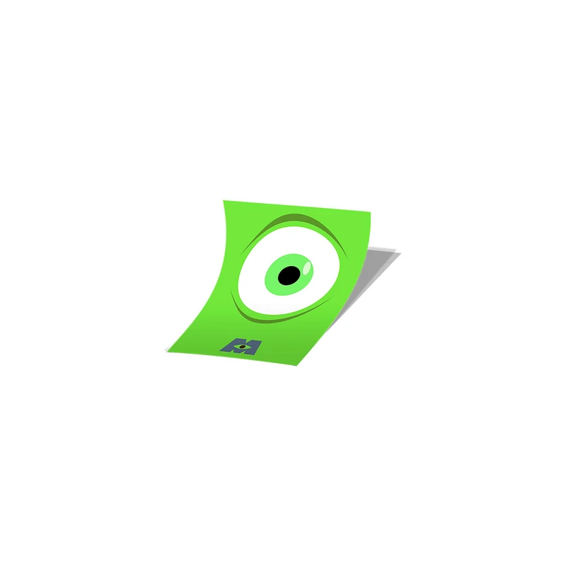استیکر تزئینی موبایل و تبلت لولو مدل مایک کارخانه هیولا ها MONSTER UNIVERSITY کد 619
