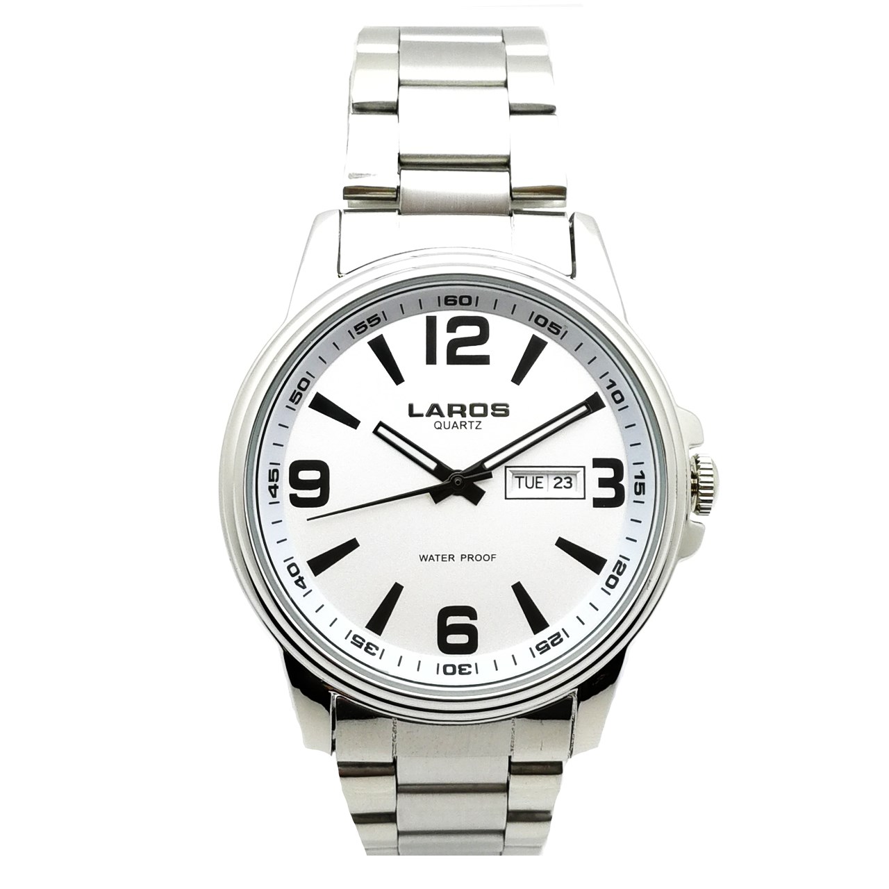 ساعت مچی عقربه ای مردانه لاروس مدل LM-A123-White