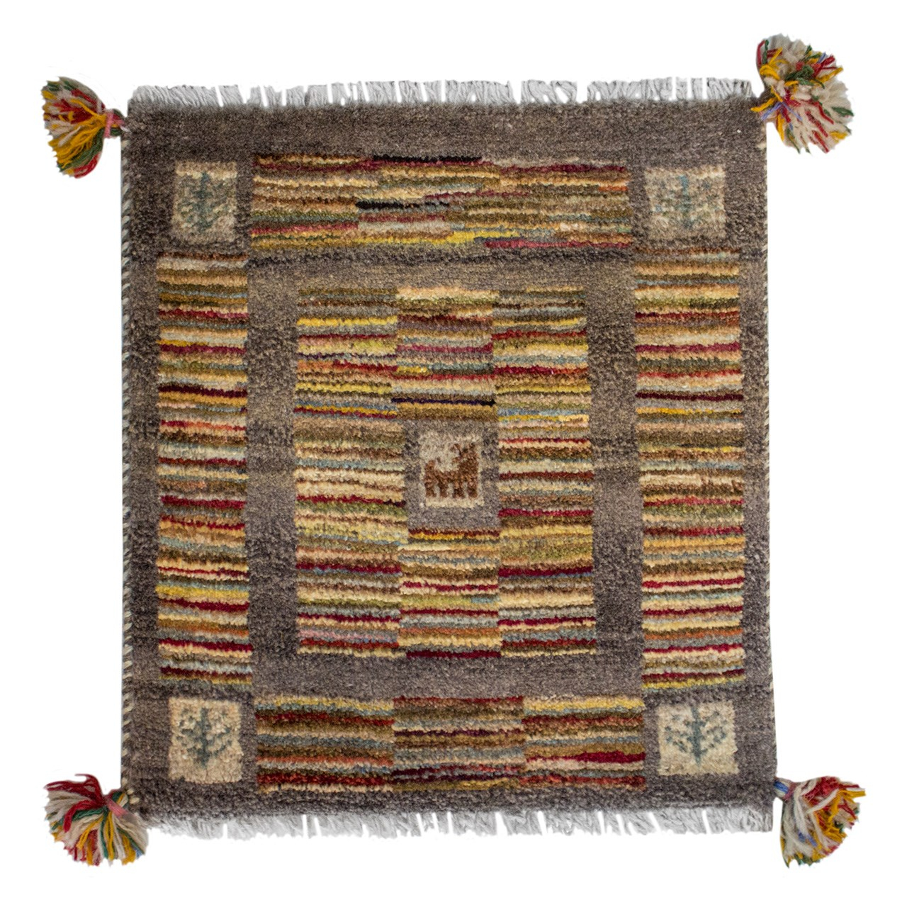 گبه دستباف سرزمین فرش کد GD9737