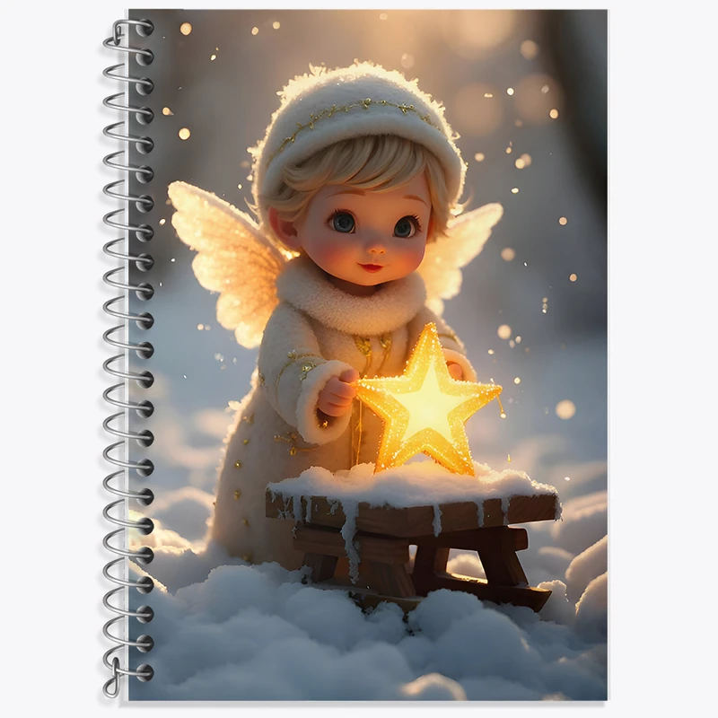 دفتر زبان 50 برگ خندالو مدل دو خط طرح پسر بچه ی کیوت کد F7145