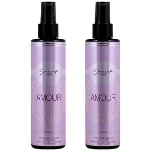 بادی اسپلش زنانه ژک ساف مدل AMORE حجم 200 میلی لیتر مجموعه 2 عددی