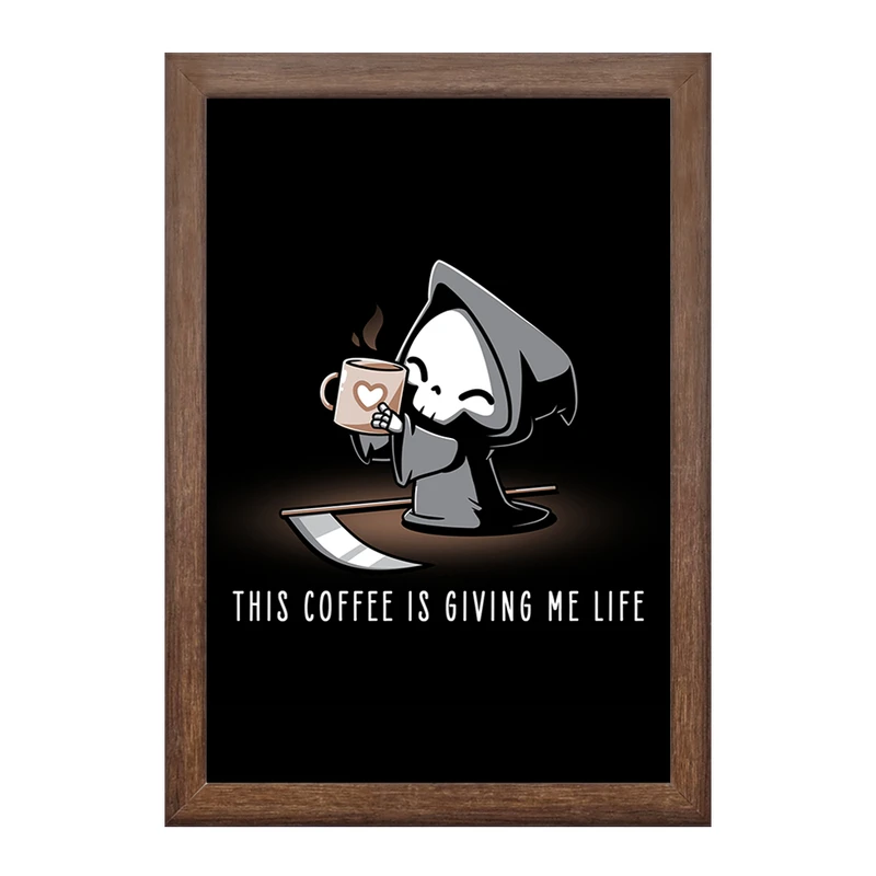 تابلو خندالو طرح قهوه کد 22002