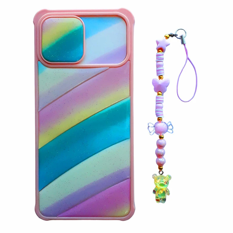 کاور طرح تدی کد A11507 مناسب برای گوشی موبایل سامسونگ Galaxy A02 / M02 به همراه بند آویز