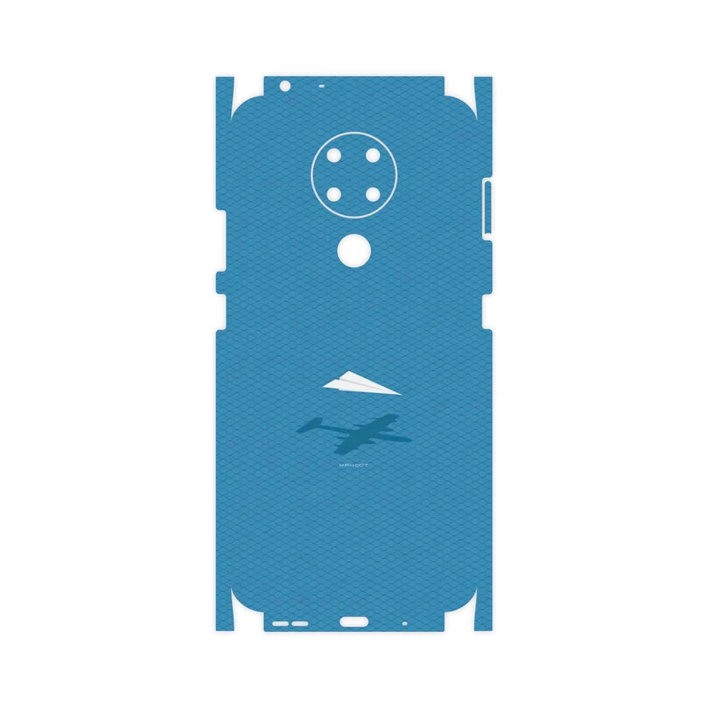 برچسب پوششی ماهوت مدل Minimal Paper Airplane-FullSkin مناسب برای گوشی موبایل نوکیا 3.4