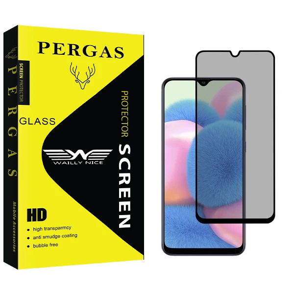 محافظ صفحه نمایش حریم شخصی وایلی نایس مدل Pergas مناسب برای گوشی موبایل سامسونگ Galaxy A30s