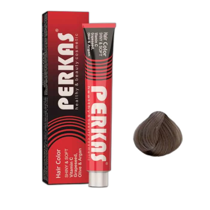 رنگ مو پرکاس شماره C5 حجم 100 میلی‌لیتر رنگ بلوند دودی تیره