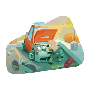 برچسب لپ تاپ طرح تعمیر کار