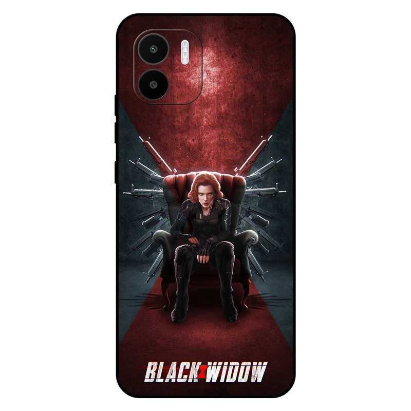  کاور مگافون طرح بیوه سیاه مدل 5423 مناسب برای گوشی موبایل شیائومی  Redmi A1 / A2