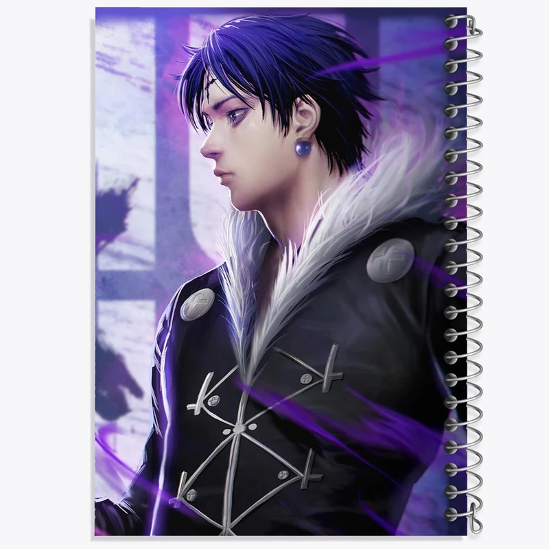 دفتر مشق 50 برگ خندالو مدل هیسوکا و کرولو انیمه هانتر ایکس هانتر کد 11966