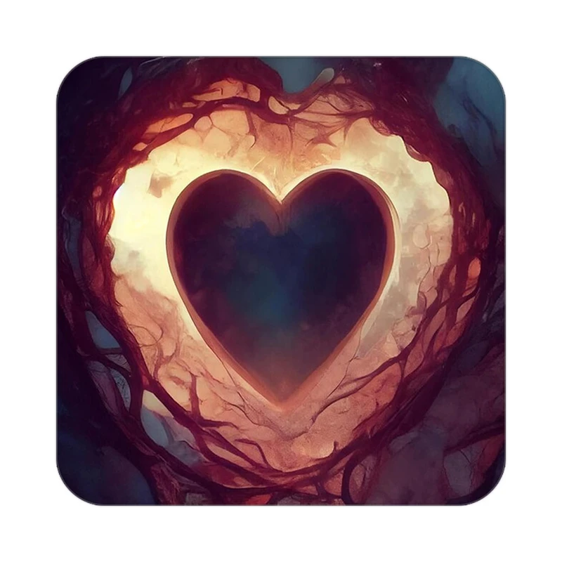 زیر لیوانی کاکتی مدل عاشقانه کد mp13605