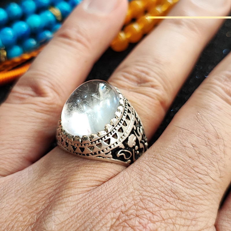 انگشتر نقره مردانه مدل در نجف MD6020