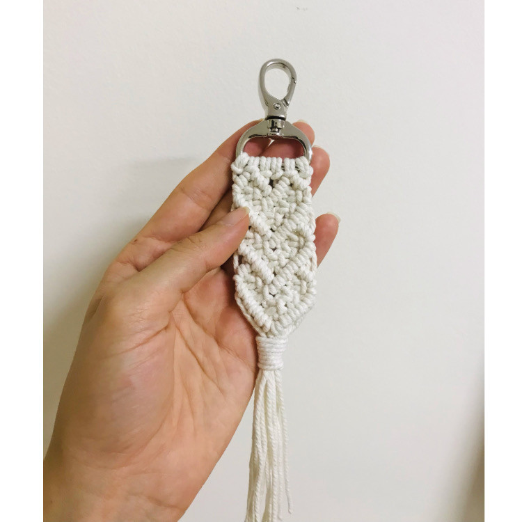 جاکلیدی دخترانه مدل مکرومه قلبی