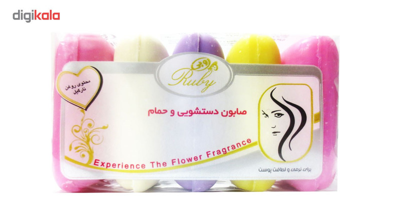 صابون روبی مدل Coconut مجموعه 15 عددی