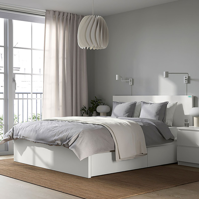 تخت خواب دو نفره اسمردیس مدل R102 سایز 160 × 200 سانتی متر تخت خواب دو نفره اسمردیس مدل R102 سایز 160 × 200 سانتی متر
