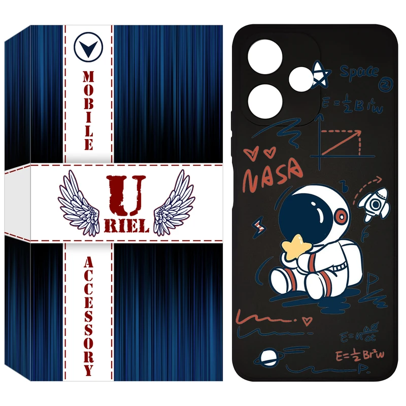 کاور یوریل مدل KSH کد 1 طرح فضانورد مناسب برای گوشی موبایل شیائومی Poco M6 Pro 5G