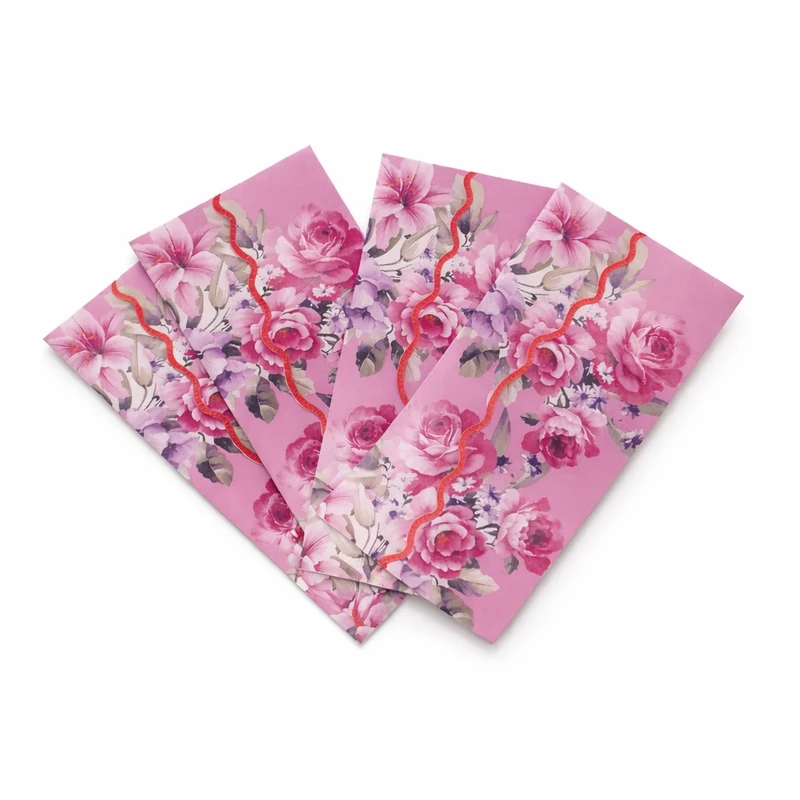 پاکت پول مدل پروانه و گل کد sp بسته 4 عددی