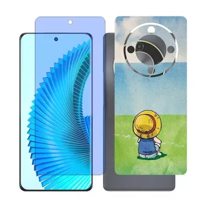 Glass together model matte anti blue screen protector suitable for Honor X9b mobile phone with back cover sticker