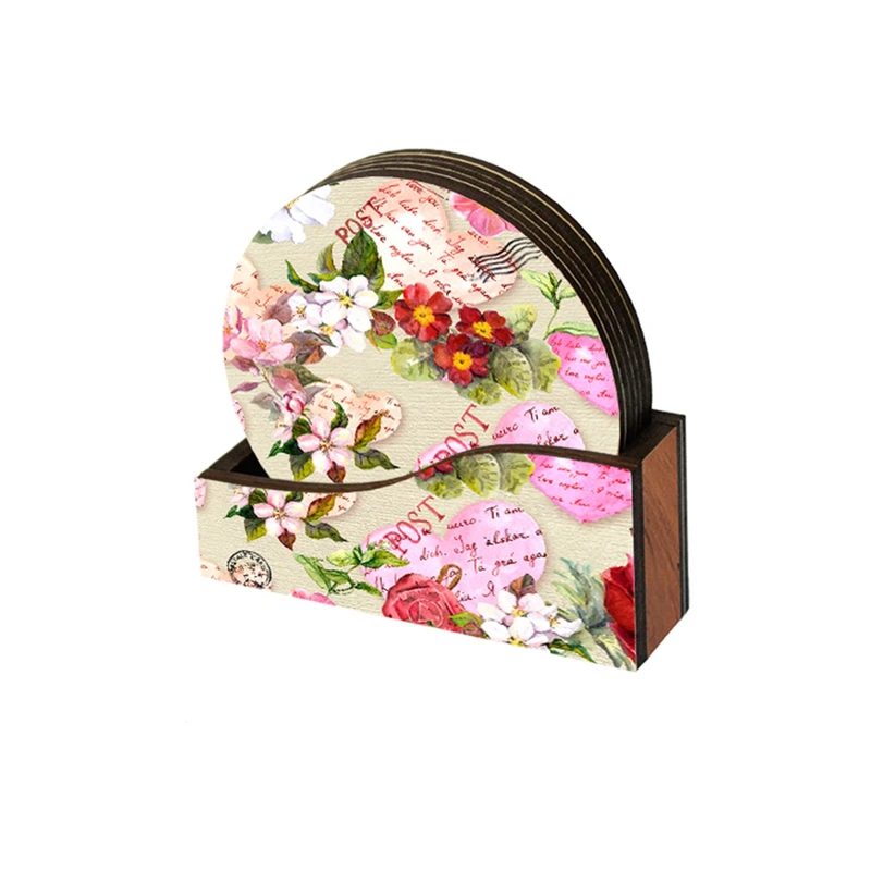 زیر لیوانی تهران جی اف ایکس مدل ZLG4083 بسته 6 عددی