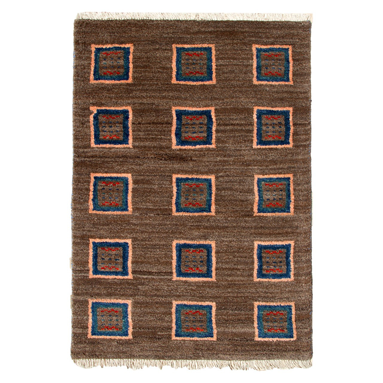 گبه دستباف گالری سلام کد 6755 طرح خشتی