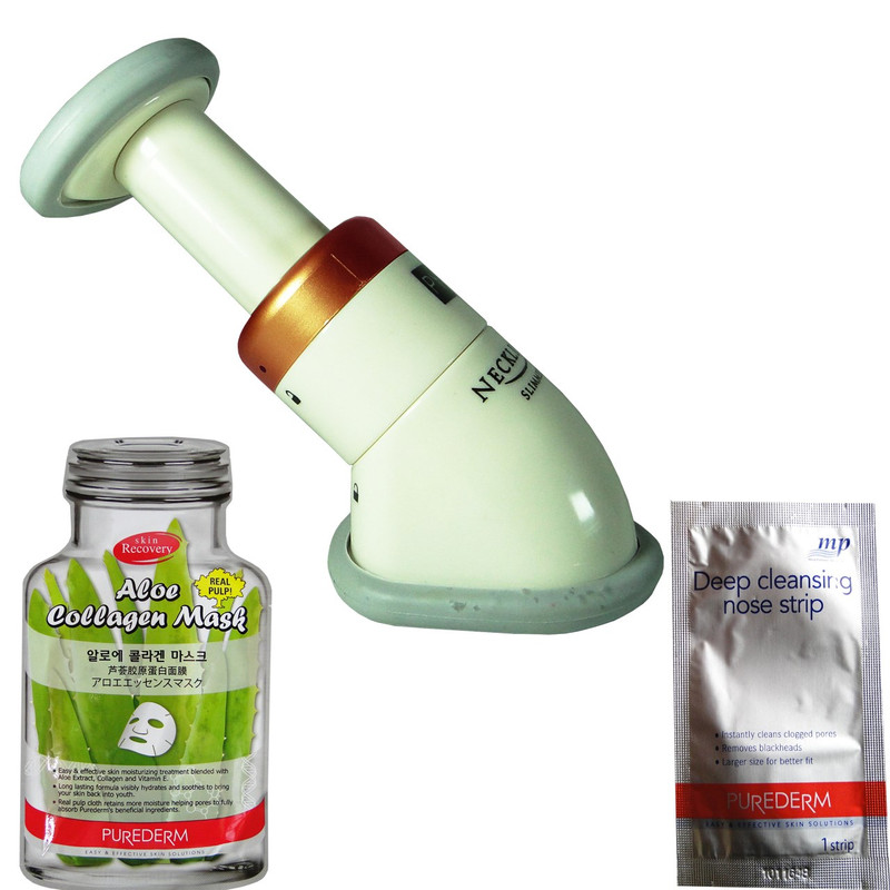 دستگاه رفع غب غب مدل Neckline Slimmer به همراه ماسک صورت و بینی پیوردرم دستگاه رفع غب غب مدل Neckline Slimmer به همراه ماسک صورت و بینی پیوردرم