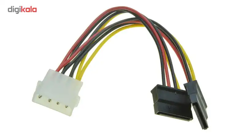 کابل تبدیل برق 4 پین به دو ساتا مدل TKC