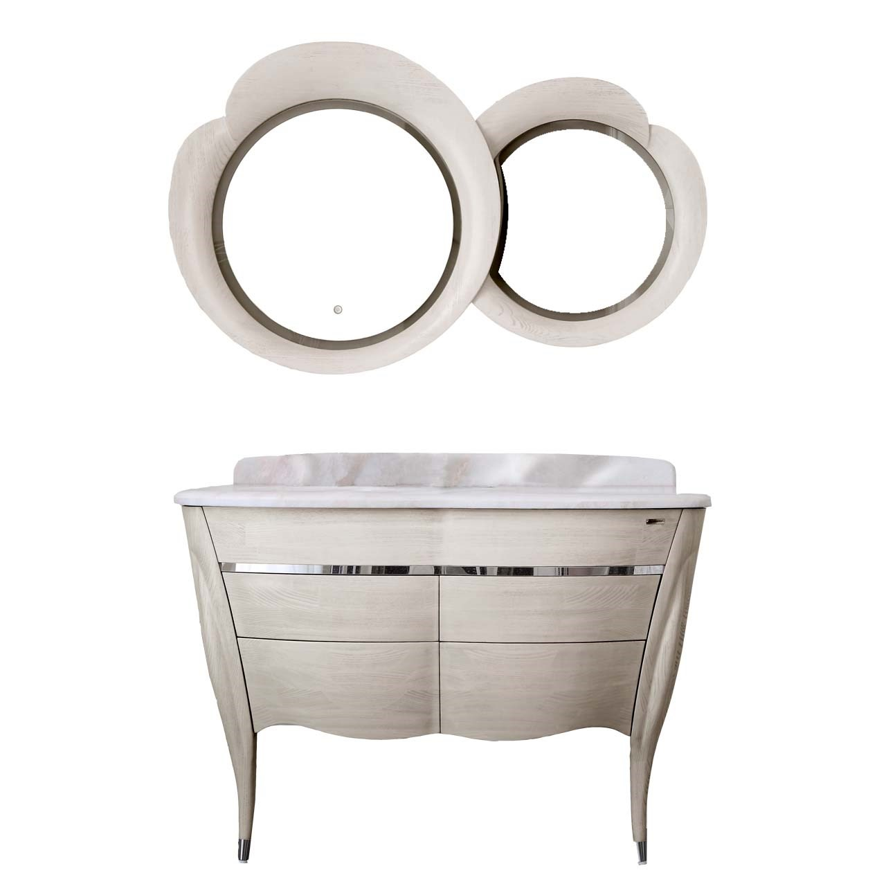 کابینت روشویی ای دی ام سی مدل M-03W همرا با آینه