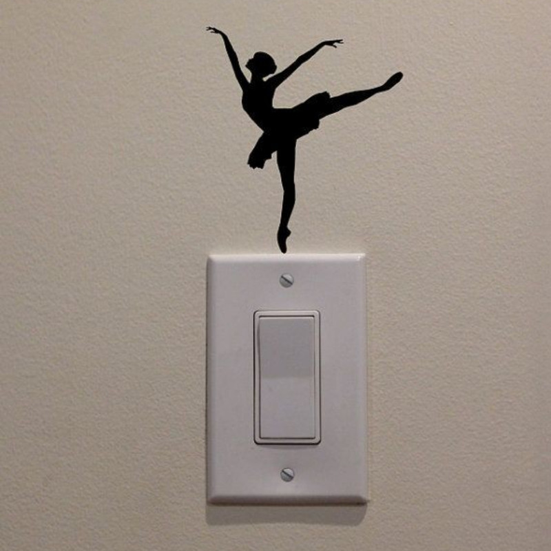 استیکر کلید و پریز مدل دختر رقاص کد S18