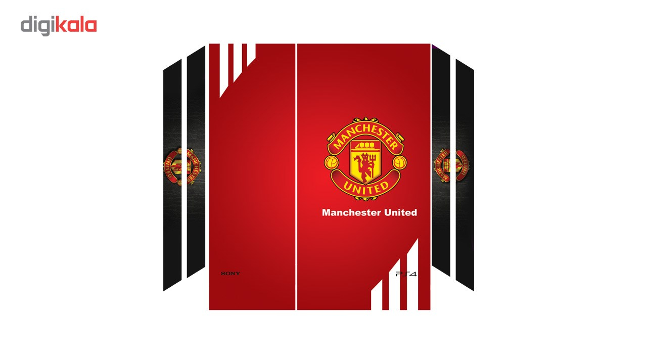 برچسب افقی پلی استیشن 4 گراسیپا طرح Manchester