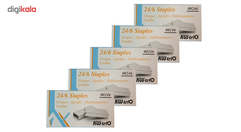 سوزن منگنه کی دبلیو تریو سایز 24/6 - بسته 5000 عددی