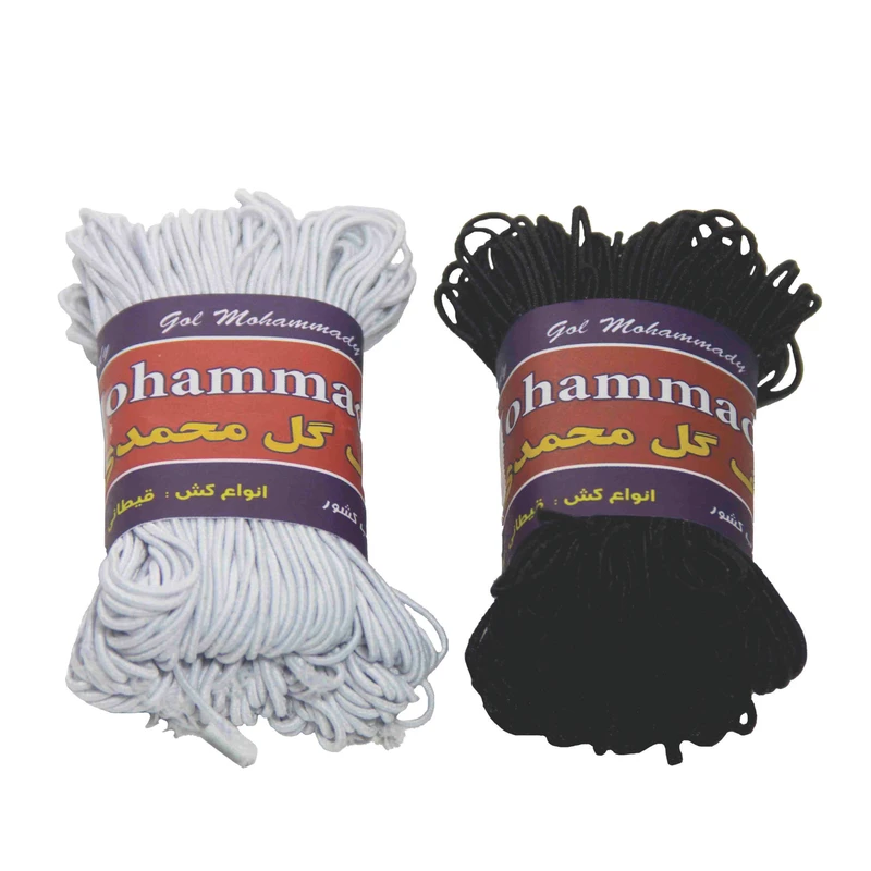  کش قیطان گل محمدی کد 01 طول 100 متر مجموعه 20 عددی